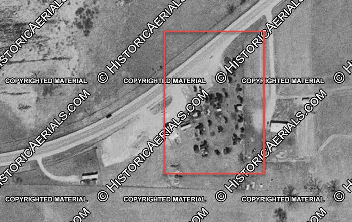 Lore Mac Cabins - 1970 Aerial (newer photo)